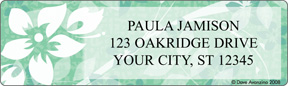 Island Tropics Address Labels