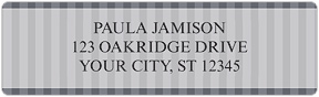 Classic Grey Address Labels