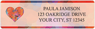 Precious Hearts Address Labels