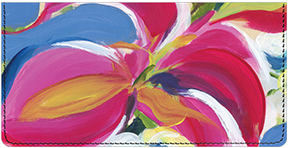 Artistic Blooms Checkbook Cover