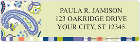Paisley & Lace Address Labels