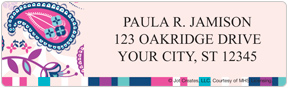 Paisley & Lace Address Labels