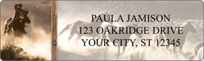 Wild West Address Labels