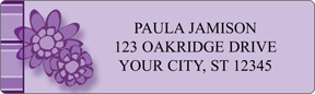 Purple Passion Address Labels