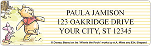 Winnie the Pooh & Friends Address Labels