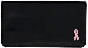 Pink Ribbon  Checkbook Cover