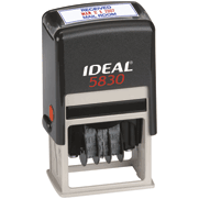 2-Color Self-Inking Date Stamp
