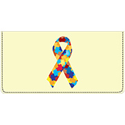 Autism Awareness Checkbook Cover